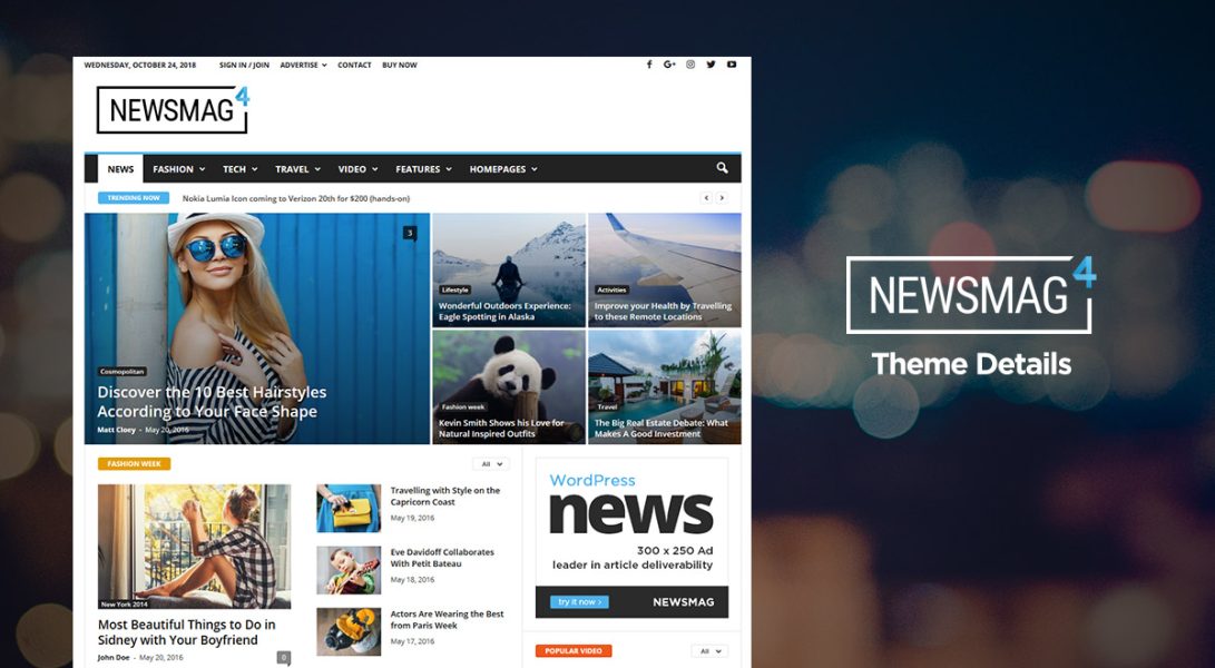 Newsmag Theme Free Download